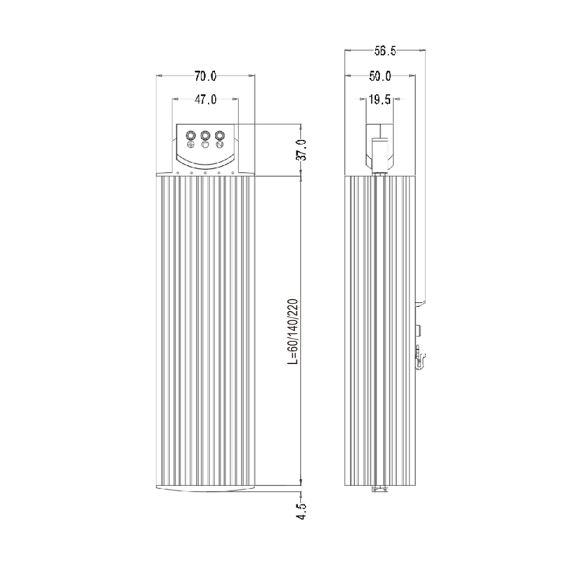 RHG 141系列小型半導體PTC加熱器